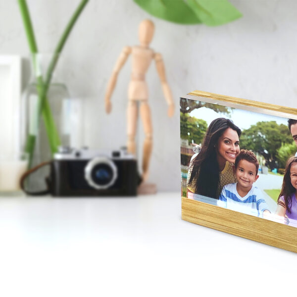 Bamboo Drveni Foto Okvir Pleksi