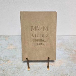 Mom to be - Planer trudnoće - Bež korice + Zlatni tisak