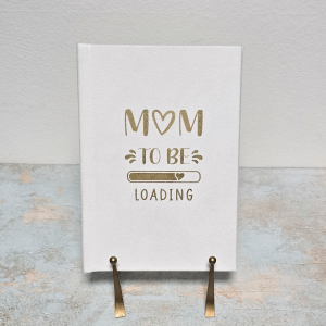 Mom to be - Planer trudnoće - Bijele korice + Zlatni tisak