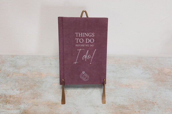 I do - Wedding Planer - Ljubičaste korice + Srebrni tisak