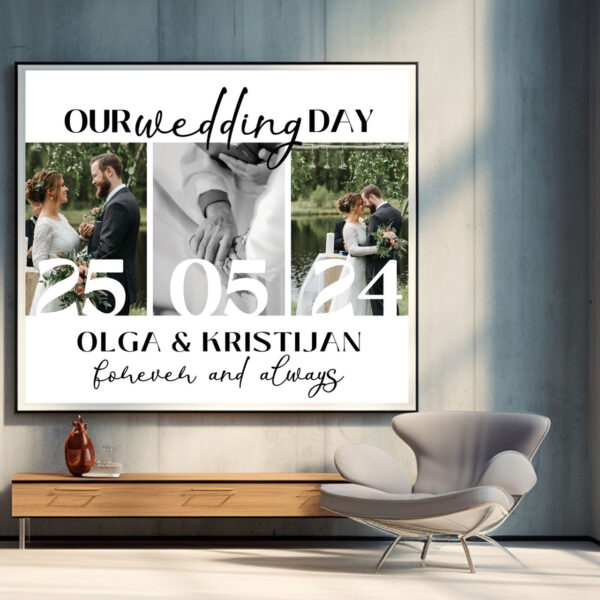 Personalizirani Plakati za Vjenčanje, Godišnjicu ili Valentinovo